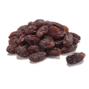 Pasas de uva sultaninas negras